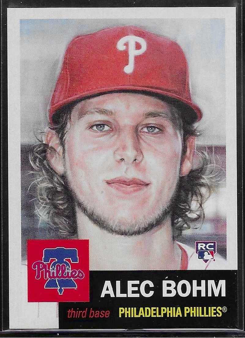 2021 TOPPS LIVING SET # 387 ALEC BOHM RC Rookie Philadelphia Phillies 4,908 PR a