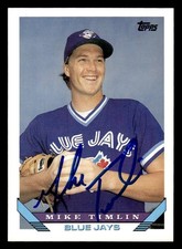 1993 Topps Baseball #564 Mike Timlin Signed Autograph (no COA)