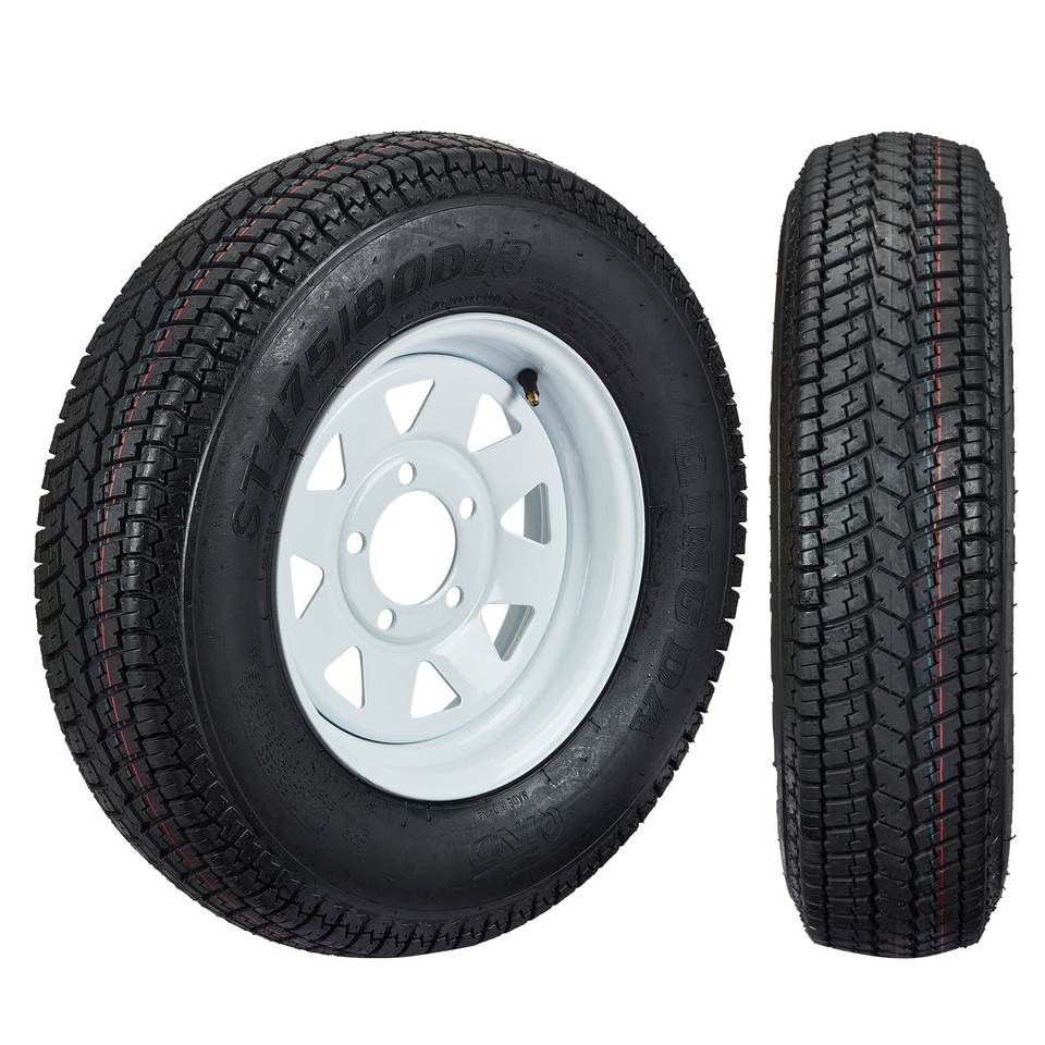 2 Pack ST175/80D13 Trailer Tire with 13
