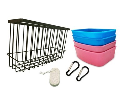 Hay Feeder for Rabbit Guinea Pig Chinchilla Small Animal Bunny Hanging Feeder...