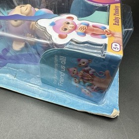 WowWee Fingerlings Baby Monkey Interactive Pet Candi Pink & Blue 40+ Sounds