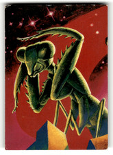 Goosebumps Giant Praying Mantis 1996 Ghoul's Gallery Topps #37