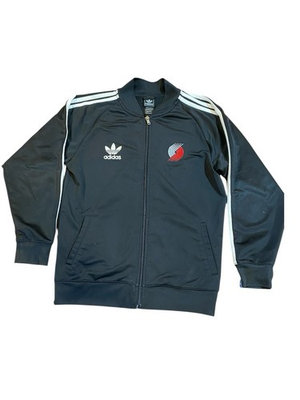 #ad Adidas Portland Trailblazers Zip Up Jacket Size M NBA Basketball Circa 2011 $29.99