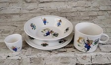 Brendan Little Boy Blue Erin Stone Child Breakfast Set Cup Plate Bowl Egg Cup