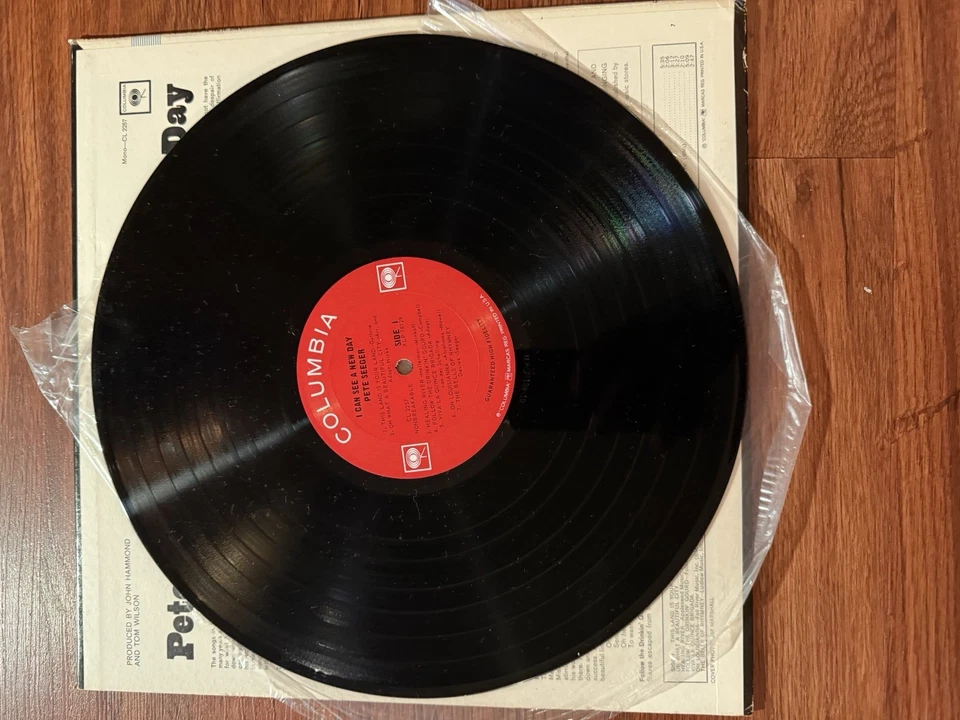 PETE SEEGER I CAN SEE A NEW DAY LP 1964 MONO 2 Eye CL2257 - Image 4 of 4