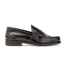 SAXONE 1000 OXFORD LEATHER BOTTOM LOAFER