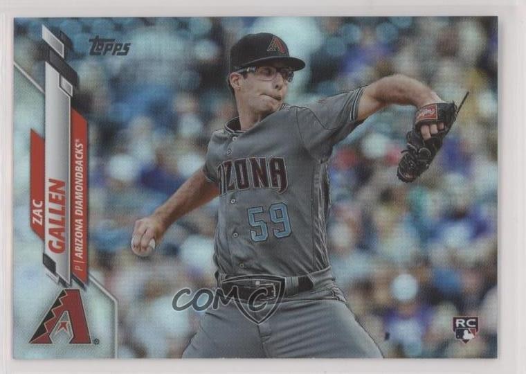 2020 Topps Rainbow Foil Zac Gallen #207 Rookie RC 06l3
