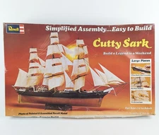 Revell Cutty Sark Model Kit 1975 H-368 Large Ship w/ Sails - Vintage