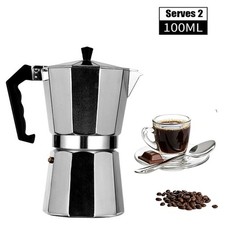Stovetop Espresso Maker 2 Cups Moka Coffee Pot Italian for Gas Stove  New