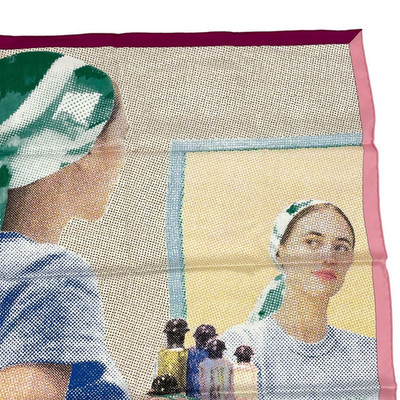 HERMES Carre 70 REGARD DE SOIE Silk Scarf Bandana Multicolor Rare Unused w/ Box