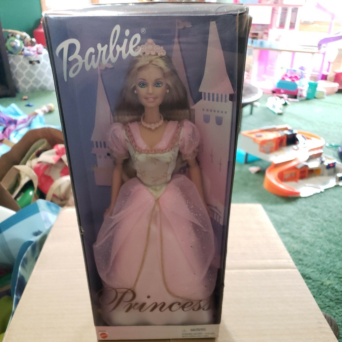 Princess Barbie Doll Blonde In Pink Gown & Tiara 1999 Mattel 23474
