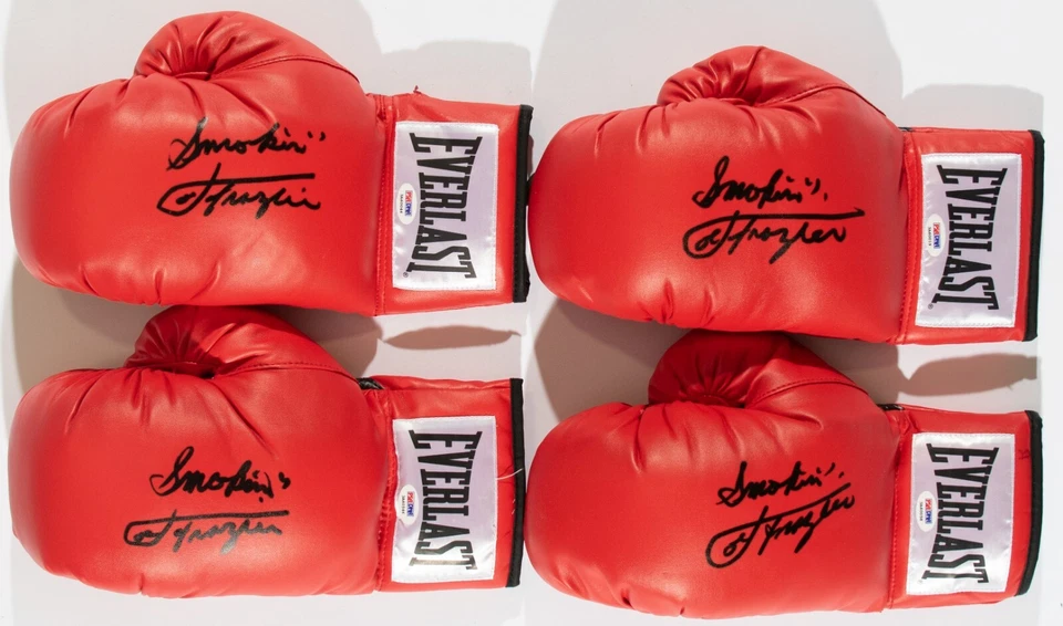 Smokin Joe Frazier Signed Everlast Boxing Glove PSA/DNA COA L Autograph Auto'd - Image 2 of 4