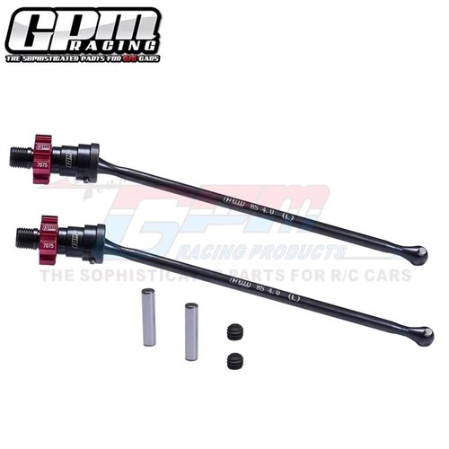 GPM Carbon Steel F/R Driveshaft & 7075 Alloy Hex For TRAXXAS XRT 7895 WideMaxx - Picture 4 of 7