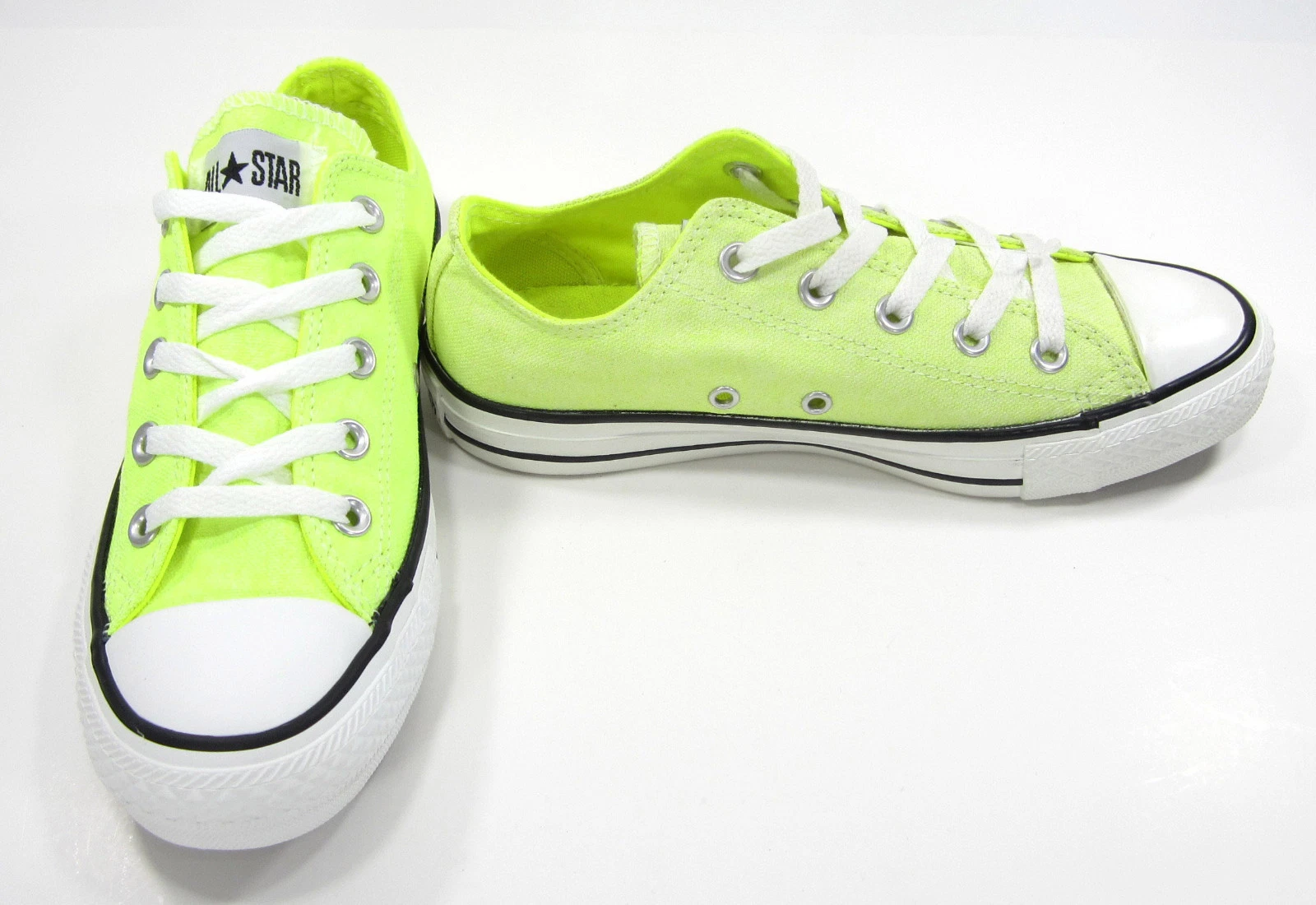 Scarpe Converse Chuck Taylor Ox All Star Giallo Sneakers Donna 6