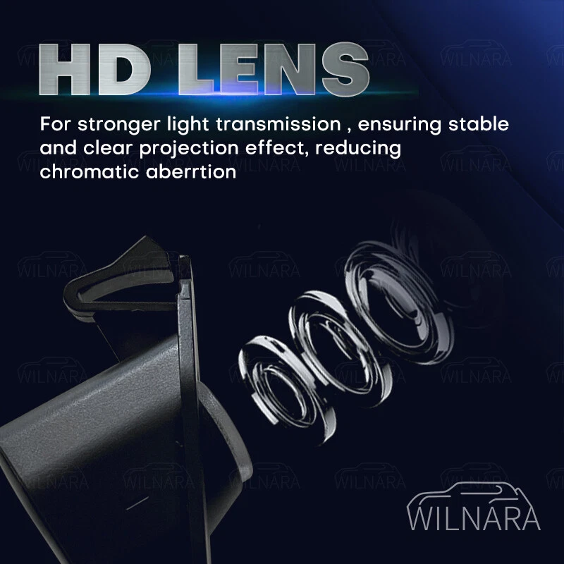 2X for Ford Mustang Shelby GT 500  Courtesy Side Mirror Puddle LED Lights - Image 2 of 4