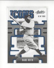2021 Absolute Icons Retail #1 Babe Ruth Yankees