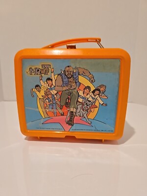 Vintage 1984 Aladdin Mr T Lunch Box With Matching Thermos | eBay