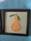 NEW - MACHINE EMBROIDERED PEAR, PLUM, APPLE  PICTURES — photo 4