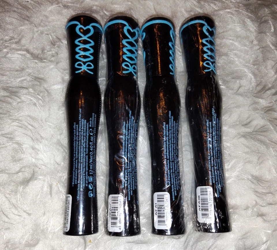 Paquete de 4 NUEVO Máscara Negra Essence Lash Princess EyeLash Efecto Pestañas Falsas, Impermeable Foto 2 de 2