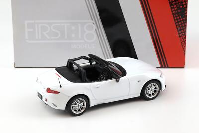 1:18 First18 Mazda MX-5 Roadster NR-A 2015 RHD white | eBay