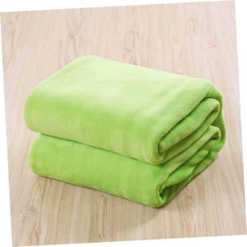 Flannel Fleece Throw Blankets Fluffy Pillows Flannel Bedding Blue Throw Blanket - Picture 5 of 12