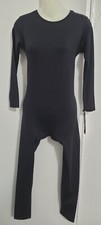 Eurotard 44130 Adult Full Body Dance Wear Unitard Long Sleeve Black Size M
