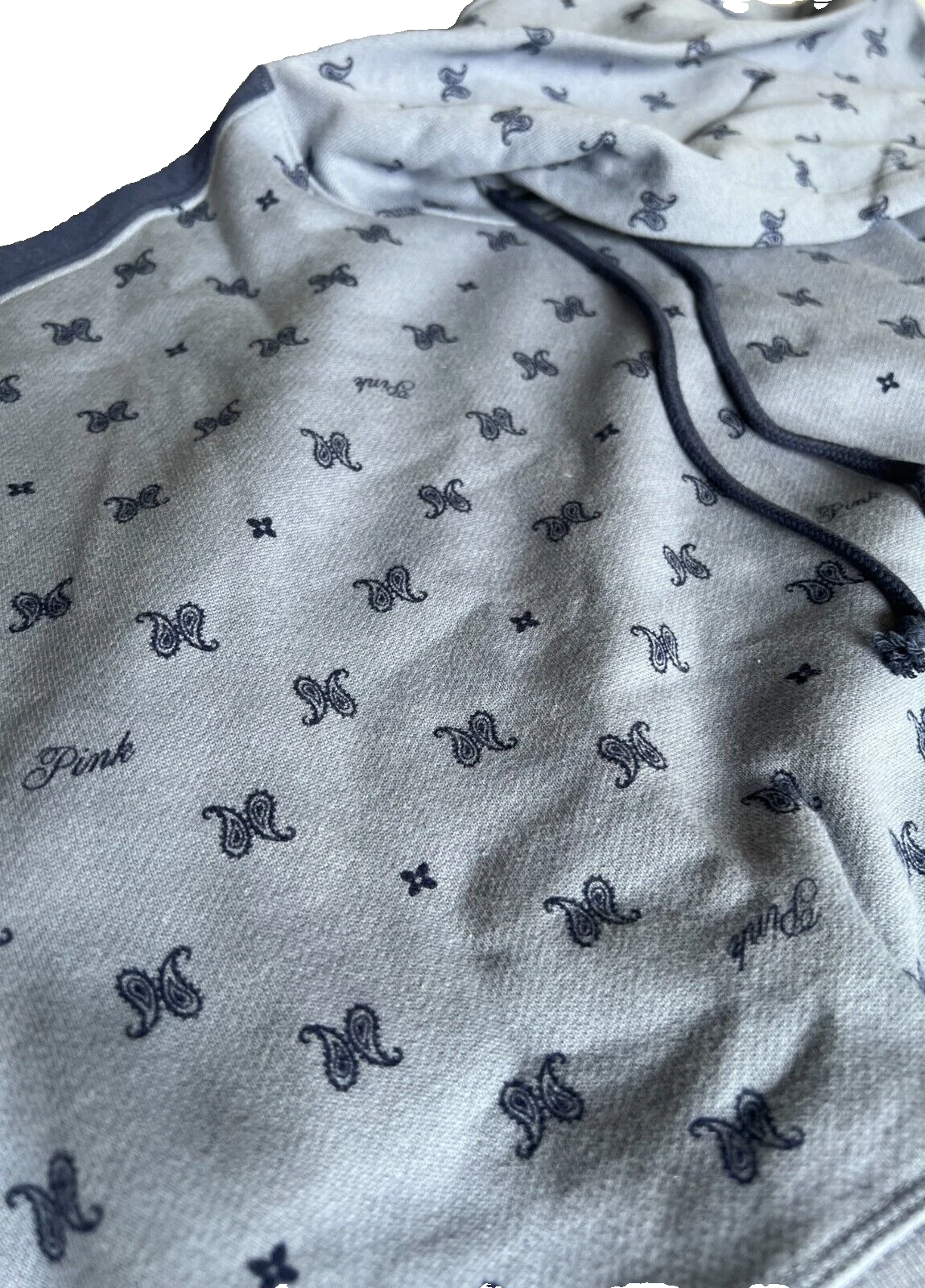 UNDERCOVER Felpa con cappuccio ROSA Victoria's Secret Ivy Fleece Cropped colore Dusty Iris Bandana L