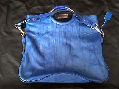 Escada Handbag (Ostrich Blue) | eBay