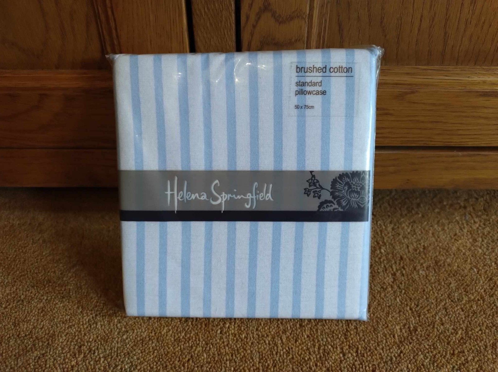 Brushed Cotton Flannelette Housewife Pillowcases Polka Dots Stripes