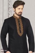 Indian Mens Designer Wedding Bollywood Traditional Ethnic Wear Kurta Payjama