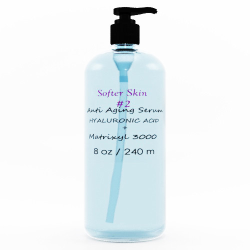 #2 8 oz Matrixyl 3000 with Pure HYALURONIC ACID SERUM Anti-Aging Peptide Facial