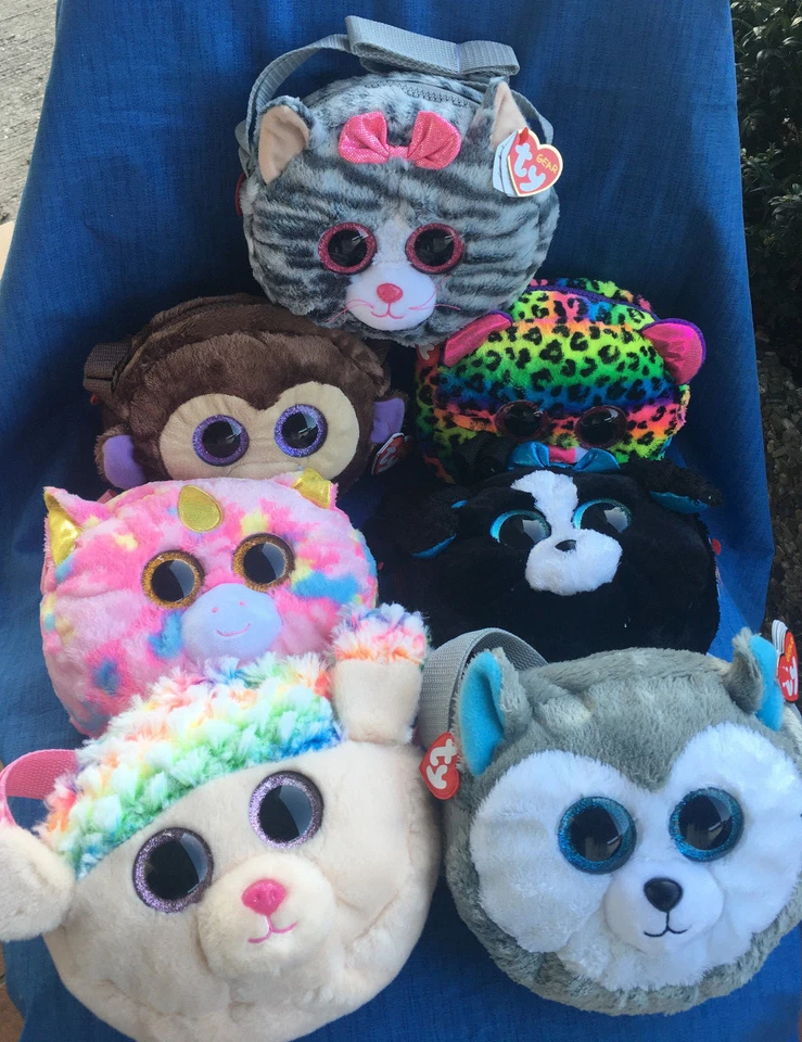 W-F-L TY Gear Glubschi Boos Rucksack Schultertasche Geldbörse Portemonaie - Bild 2 von 4