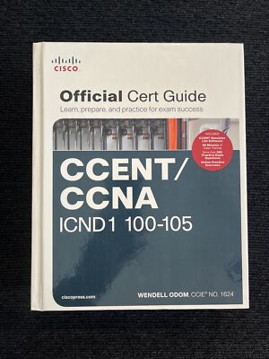 CCENT/CCNA ICND1 100-105 Official Cert Guide Hardcover Wendell~ NEW