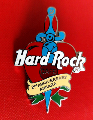 HRC Hard Rock Cafe Ankara 2nd Anniversary 2000 Heart Dagger LE400