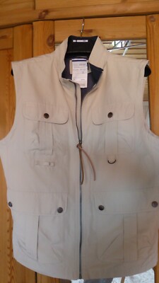 Herren Weste beige neu mit Etikett von van Graaf NP 99,99e