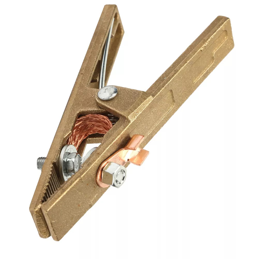 260 300 500A Brass A Shape Ground Welding Earth Clamp For Welding
