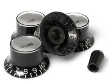 ToneShapers Kit, Reflector Knob Set, Black/Silver, Black Tip