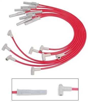 Super Conductor Spark Plug Wire Set, Fits Jeep 4.0L, 6 Cyl., '93-'98