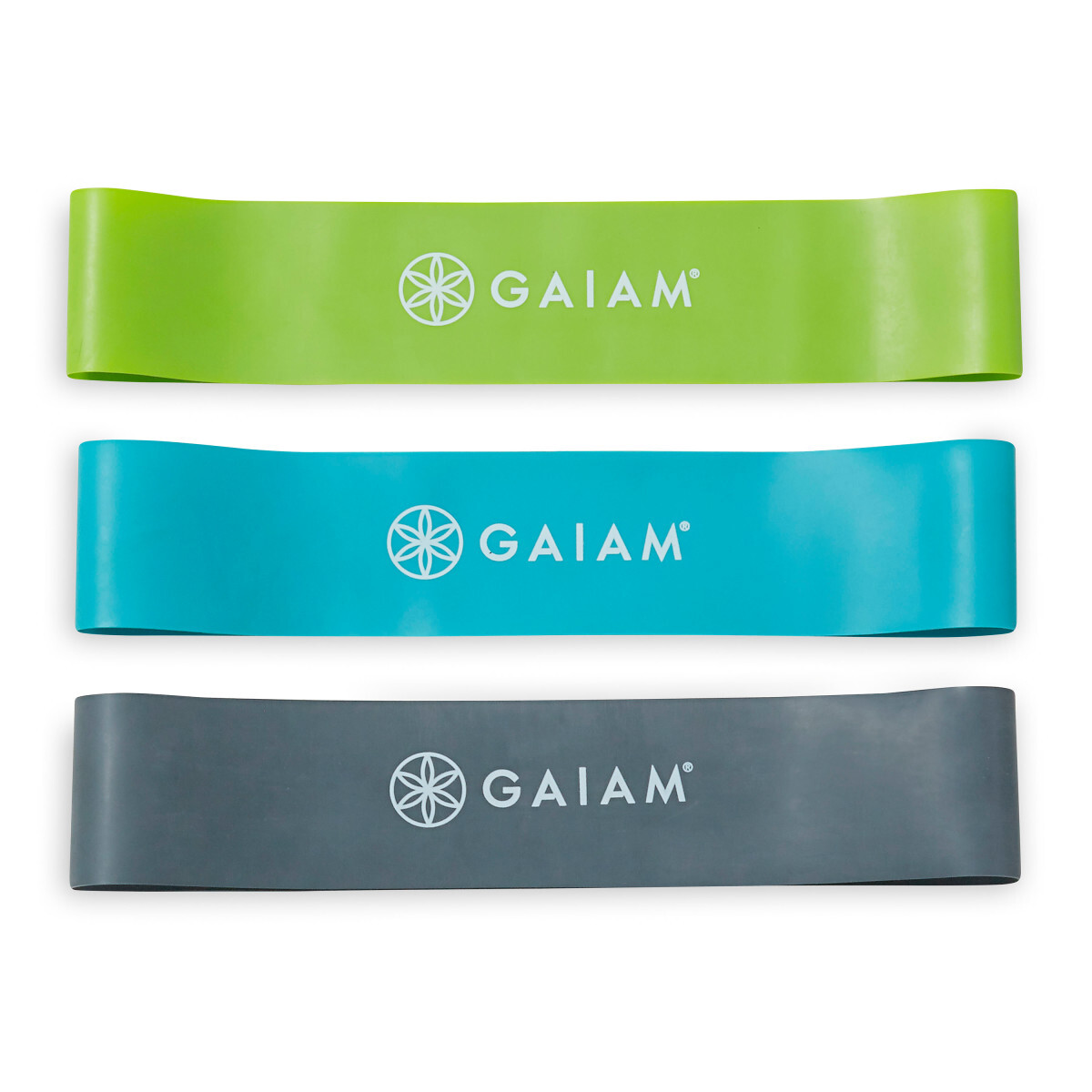Lot of Gaiam Restore Hip Band&3 Pack Mini Bands Multiple