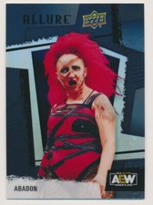 ABADON #85 2022 Upper Deck AEW Allure BLACK RAINBOW