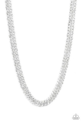 Paparazzi Urban Uppercut Silver Necklace NWT