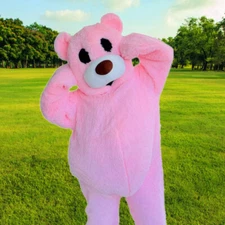 Dress Up Dancing Bear Mascot Costume Plush Teddy Bear Role Playing Halloween