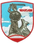 Warsaw Poland Patch (3") Iron/Sew-on Badge Travel Europe Souvenir Emblem Polska