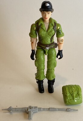 Vintage 1985 GI Joe LADY JAYE (v1) COVERT OPERATIONS PERSONAL
