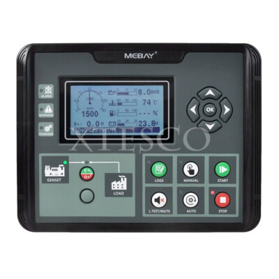 MEBAY DC50C-4G Genset Generator Controller Supports 4G Cloud Control GPS