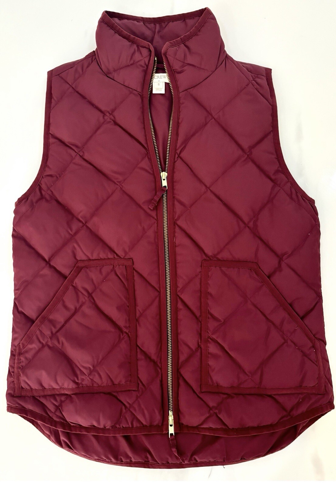J Crew Lightweight Quilted Down Excursion Vest Cu… - image 4
