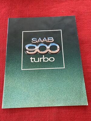 Original Vintage SAAB brochure 900 Turbo