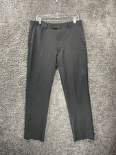 Claiborne Dress Pants Men's 34 X 32 Black 100 Polyester Classic Career Business
