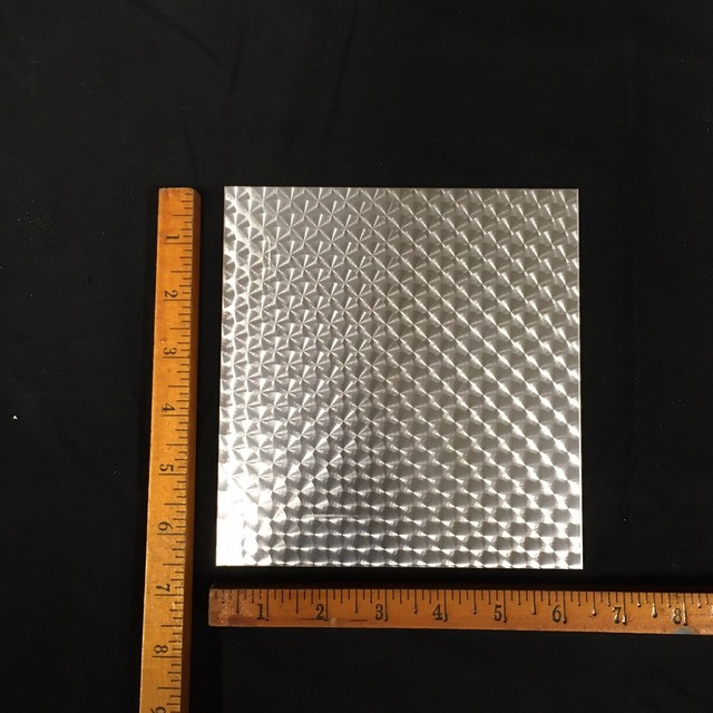 6" x 6" Engine Turned Aluminum Sheet Metal Swirled Panel eBay