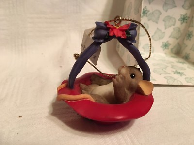 Reizend Schwänze '' Its Rot Hut Saison '' Fitz & Floyd Weihnachten Ornament